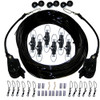 Rupp Triple Rigging Kit W/Lok-Ups & Nok-Outs - 520 Black Mono Cord