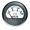 Faria Spun Silver 2 Voltmeter (10-16 VDC)