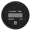Faria 2 Digital Hourmeter Gauge - 12-32V - Euro Black