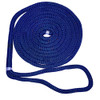 New England Ropes 3/8 X 15' Nylon Double Braid Dock Line - Blue w/Tracer