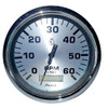 Faria 4 Spun Silver Tachometer w/Hourmeter 6000 RPM - Gas - Inboard