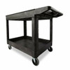 Rubbermaid 205638 Two Shelf Cart Dimensions: 45-1/4" x 25-7/8" x 33-1/4",