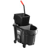 Rm 1863896 Exec 35Qt Wavebrake Sideprs W/Drty Wtr Combo-Bla Rubbermaid 182713