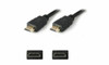 ADD-ON HDMIHSMM10 ADDON 3.05M (10.00FT) HDMI 1.4 MALE TO MALE BLACK CABLE