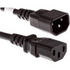UNIRISE USA, LLC PWRC13C1402FBLK 2FT BLACK C13-C14 PDU/ SERVER ULTRA FLEXIBLE POWER CORD, SVT, 10AMP, 250V