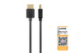MONOPRICE, INC. 24182 CERTIFIED PREMIUM ULTRA SLIM HIGH SPEED HDMI CABLE_ HDR_ 36AWG_ 1FT_ BLACK