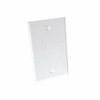 UNIRISE USA, LLC WP-BLANK-WHT BLANK WALL PLATE, SINGLE GANG, WHITE