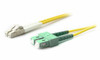 ADD-ON ADD-ASC-LC-3M9SMF THIS IS A 3M LC (MALE) TO ANGLED SC (MALE) YELLOW DUPLEX RISER-RATED FIBER PATCH