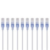 MONOPRICE, INC. 15164 SLIM CAT6A CABLE - 10PK_ 7FT WHITE