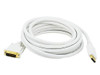 MONOPRICE, INC. 6017 DISPLAYPORT TO DVI CABLE - WHITE 15FT