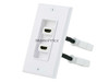 MONOPRICE, INC. 7332 TWO-PIECE INSET WALL PLATE W/HDMI CABLE