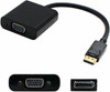 ADD-ON DISPLAYPORT2VGA ADDON 20.00CM (8.00IN) DISPLAYPORT MALE TO VGA FEMALE BLACK ADAPTER CABLE
