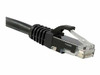 ENET SOLUTIONS, INC. C6-BK-5-ENC CAT6 BLACK 5FT MOLDED BOOT PATCH CBL
