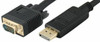 ADD-ON DISPLAYPORT2VGA6F ADDON 6FT DISPLAYPORT MALE TO VGA MALE BLACK ADAPTER CABLE