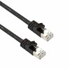 BLACK BOX CAT6APCS-001-BK 1FT BK CAT6A 500-MHZ STRANDED ETHERNET CABLE F/UTP PVC SNAGLESS