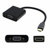 ADD-ON H4F02UT#ABA-AO-5PK ADDON 5 PACK OF 20.00CM (8.00IN) HDMI MALE TO VGA FEMALE BLACK ACTIVE ADAPTER CA
