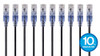 MONOPRICE, INC. 33247 MONOPRICE SLIMRUN CAT6A ETHERNET PATCH CABLE - SNAGLESS RJ45_ UTP_ PURE BARE COP