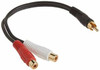 C2G 3177 6IN VALUE SERIES&TRADE; ONE RCA MONO MALE TO TWO RCA STEREO FEMALE Y-CABLE
