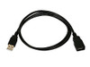 MONOPRICE, INC. 5432 3FT USB 2.0 A MALE TO A FEMALE EXTENSION 28/24AWG CABLE (GOLD PLATED)