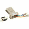 BLACK BOX FA4509F-GY DB9 COLORED MODULAR ADAPTER (UNASSEMBLED