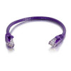 C2G 4031 15FT CAT6 SNAGLESS UNSHIELDED (UTP) ETHERNET NETWORK PATCH CABLE - PURPLE