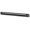 UNIRISE USA, LLC PPC6-24PT-1U 24PORT 1RMU CAT6 PATCH PANEL, 110 TYPE