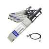 ADD-ON MC2609130-002-AO ADDON MELLANOX MC2609130-003 COMPATIBLE TAA COMPLIANT 40GBASE-CU QSFP+ TO 4XSFP+