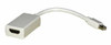 UNIRISE USA, LLC MDPHDMI-06I-ADPT THIS MINI DISPLAYPORT MALE TO HDMI FEMALE ADAPTER ALLOWS YOU TO CONNECT A DEVICE