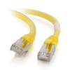 C2G 871 C2G 15FT CAT6 SNAGLESS SHIELDED (STP) NETWORK PATCH CABLE - YELLOW