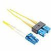 UNIRISE USA, LLC FJ9LCSC-10M FIBER OPTIC PATCH CABLE, LC-SC, 9 125 SINGLEMODE DUPLEX, YELLOW, 10M