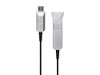 MONOPRICE, INC. 16377 MONOPRICE SLIMRUN USB-A TO USB-A FEMALE 3.0 EXTENSION CABLE - FIBER OPTIC_ BLACK