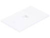 MONOPRICE, INC. 6725 WALL PLATE FOR KEYSTONE_ 1 HOLE - WHITE