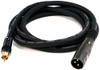 MONOPRICE, INC. 4777 XLR MALE TO RCA MALE CABLE 6FT