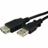 UNIRISE USA, LLC USB-AA-06F USB 2.0 CABLE A MALE TO A MALE 6 FEET BLACK
