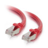C2G 853 C2G 14FT CAT6 SNAGLESS SHIELDED (STP) NETWORK PATCH CABLE - RED