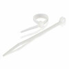 C2G 43032 4IN CABLE TIE MULTIPACK (100 PACK) - WHITE (TAA COMPLIANT)