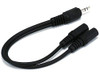 MONOPRICE, INC. 667 STEREO PLUG/TWO STEREO JACK CABLE 6IN