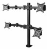 SIIG, INC. CE-MT0S12-S1 QUAD MONITOR FULL-MOTION DESK MOUNT -INDEPENDENTLY TILT, SWIVEL, ROTATE AND EXTE