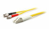 ADD-ON ADD-ST-LC-2M9SMF THIS IS A 2M LC (MALE) TO ST (MALE) YELLOW DUPLEX RISER-RATED FIBER PATCH CABLE.