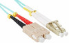 ADD-ON ADD-SC-LC-2M5OM3 THIS IS A 2M LC (MALE) TO SC (MALE) AQUA DUPLEX RISER-RATED FIBER PATCH CABLE. A