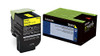 LEXMARK 70C10Y0 YELLOW RETURN PROGRAM TONER CARTRIDGE