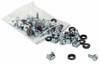 INTELLINET 713658 100 EACH,  M6 CAGE NUTS, M6 SCREWS, AND PLASTIC WASHERS