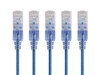 MONOPRICE, INC. 15146 SLIM CAT6A PATCH CABLE,5-PACK_14FT BLUE