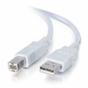 C2G 13400 3M USB A TO B CABLE WHITE 2.0 (9.8FT)