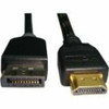 UNIRISE USA, LLC HDMIDP-10F-MM THIS DISPLAYPORT MALE TO HDMI MALE CABLE ALLOWS YOU TO CONNECT A DEVICE WITH A D