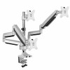 SIIG, INC. CE-MT3611-S1 TRIPLE ALUMINUM GAS SPRING C-CLAMP DESK MOUNT - 32