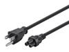 MONOPRICE, INC. 7687 GROUNDED AC POWER CORD_ 3FT BLACK