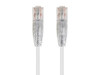 MONOPRICE, INC. 13555 SLIMRUN  CAT6 UTP CABLE-20FT WHITE