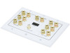 MONOPRICE, INC. 6907 DISTRIB WALL PLATE 3-GANG 7.1 SURROUND