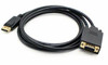 ADD-ON DISPORT2VGAMM6B ADDON 1.82M (6.00FT) DISPLAYPORT MALE TO VGA MALE BLACK ADAPTER CABLE